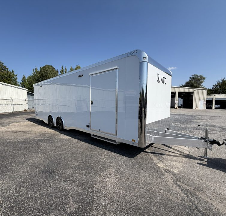 New 2026 8.5x28 ATC Race Trailer with Bathroom