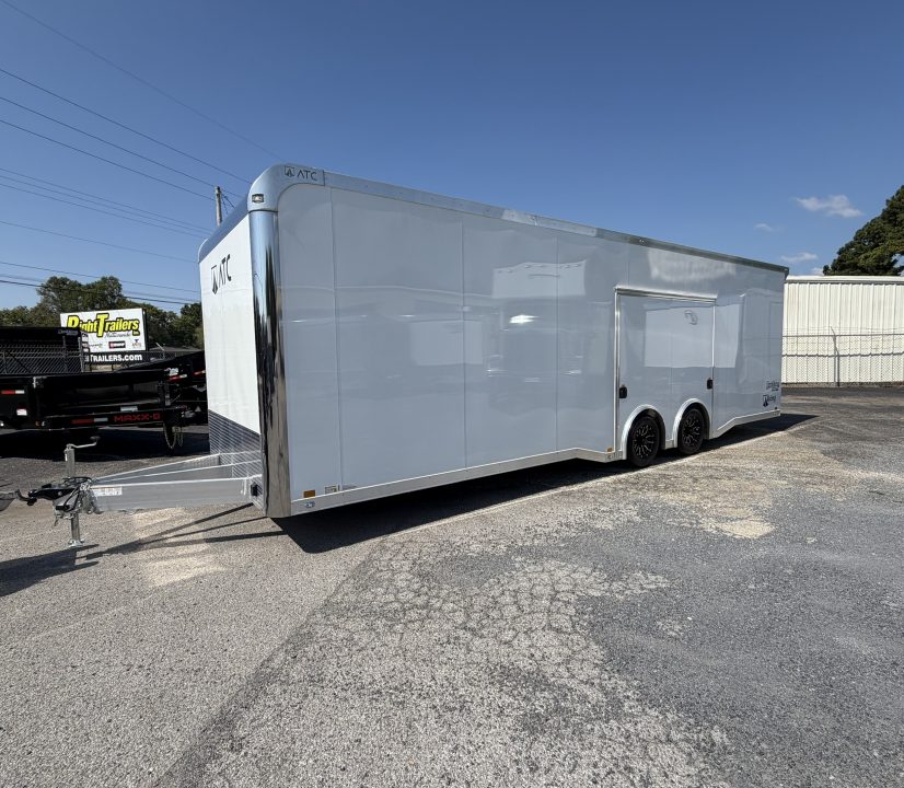 New 2026 8.5x28 ATC Race Trailer with Bathroom