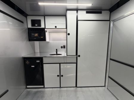 New 2026 8.5x28 ATC Race Trailer with Bathroom