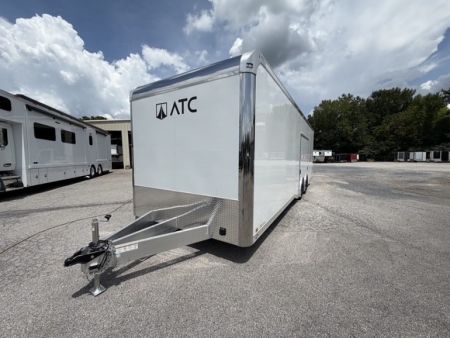 New 2026 8.5x28 ATC Race Trailer with Bathroom