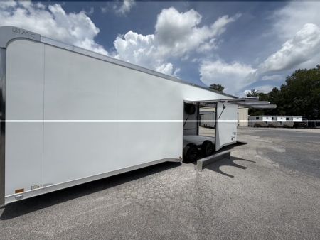 New 2026 8.5x28 ATC Race Trailer with Bathroom