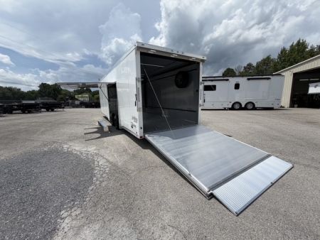 New 2026 8.5x28 ATC Race Trailer with Bathroom