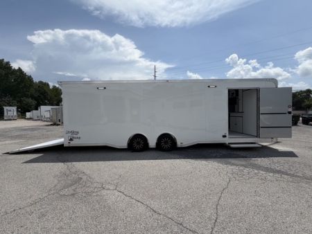 New 2026 8.5x28 ATC Race Trailer with Bathroom
