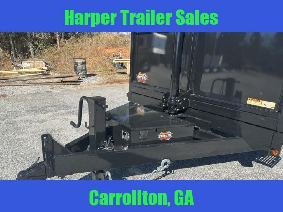 New 2027 PROSPECTOR 7X14 14K TELESCOPING DUMP TRAILER WITH 4' WALLS AND SPARE TIRE
