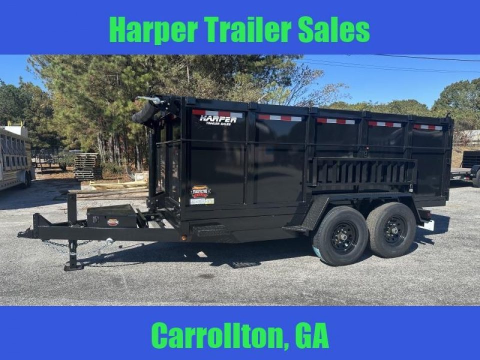 New 2027 PROSPECTOR 7X14 14K TELESCOPING DUMP TRAILER WITH 4' WALLS AND SPARE TIRE
