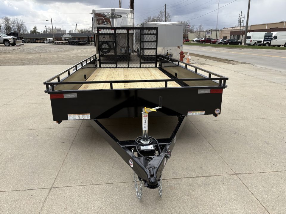 New 2027 Sure-Trac 7X16 TANDEM STEEL HIGH SIDE Utility Trailer