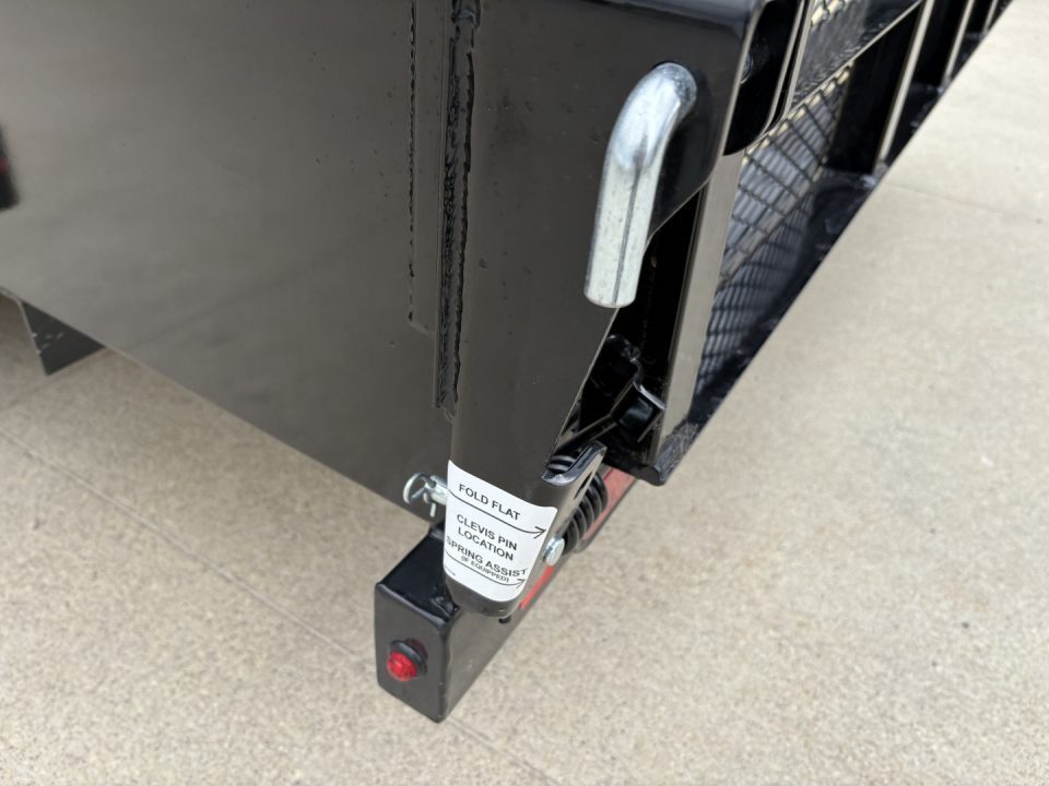 New 2027 Sure-Trac 7X16 TANDEM STEEL HIGH SIDE Utility Trailer