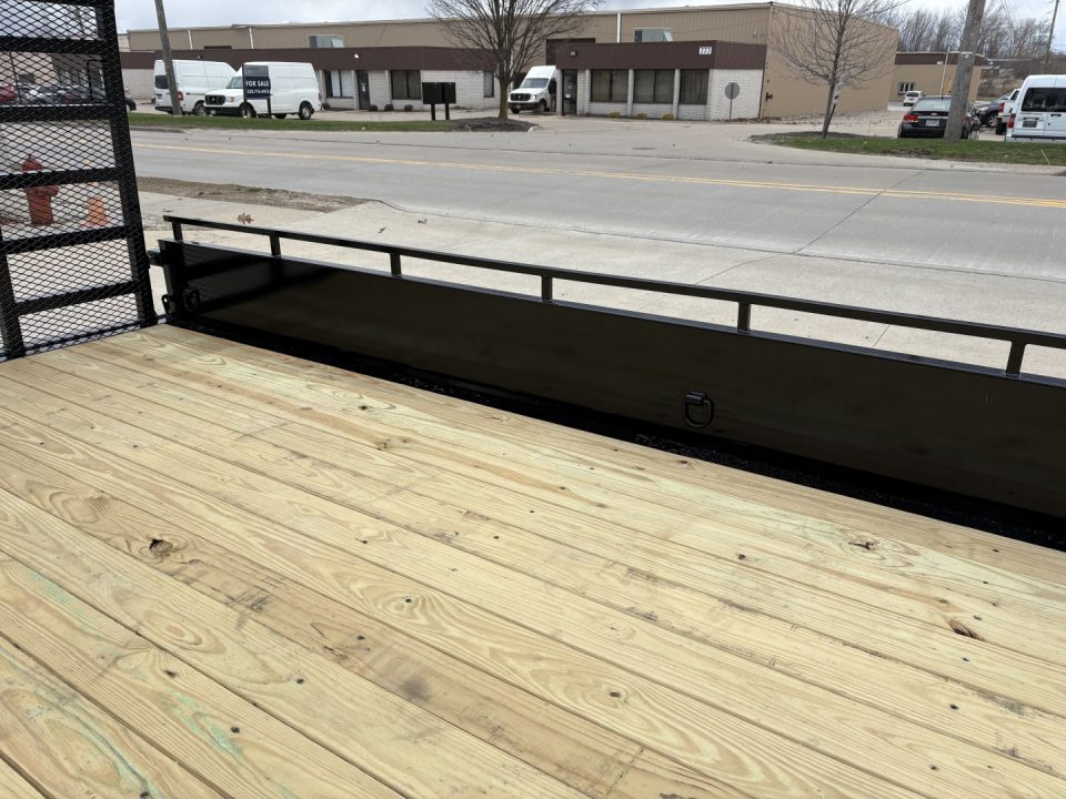 New 2027 Sure-Trac 7X16 TANDEM STEEL HIGH SIDE Utility Trailer