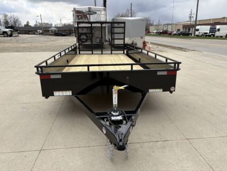 New 2027 Sure-Trac 7X16 TANDEM STEEL HIGH SIDE Utility Trailer