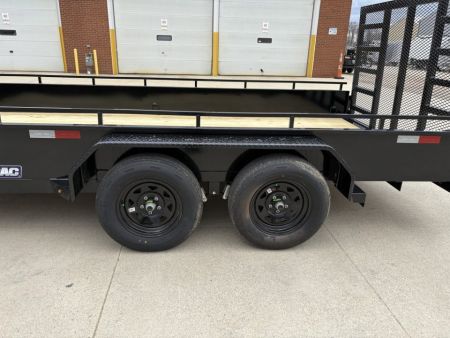 New 2027 Sure-Trac 7X16 TANDEM STEEL HIGH SIDE Utility Trailer