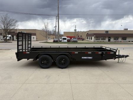 New 2027 Sure-Trac 7X16 TANDEM STEEL HIGH SIDE Utility Trailer