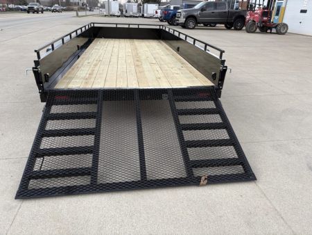 New 2027 Sure-Trac 7X16 TANDEM STEEL HIGH SIDE Utility Trailer