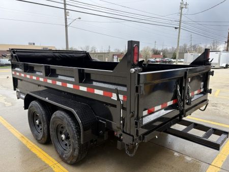 New 2026 Sure-Trac 82 IN x 12 HD Low Profile Dump Trailer 12K Telescopic Dump Trailer