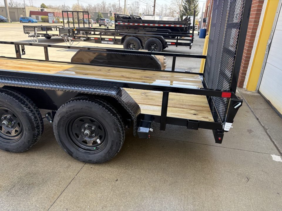 New 2027 Sure-Trac 7X14 TUBE TOP 7K Utility Trailer
