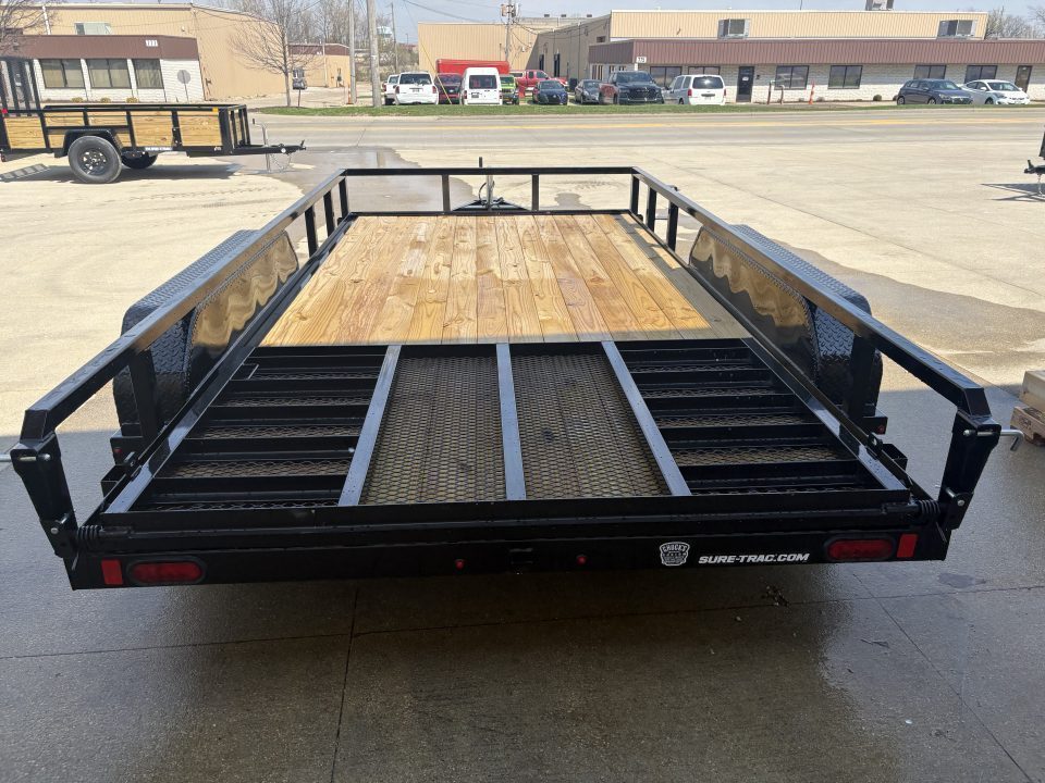 New 2027 Sure-Trac 7X14 TUBE TOP 7K Utility Trailer