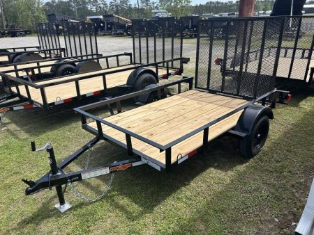 New 2027 Down 2 Earth Trailers 5X8 Utility Trailer, Angle Top