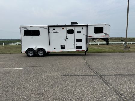 Used 2023 Lakota 2H 7' LQ AC27 Horse Trailer