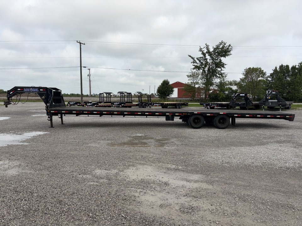 Used 2020 Load Trail Low-Pro Gooseneck (102" x 40') 24K Flatbed Trailer