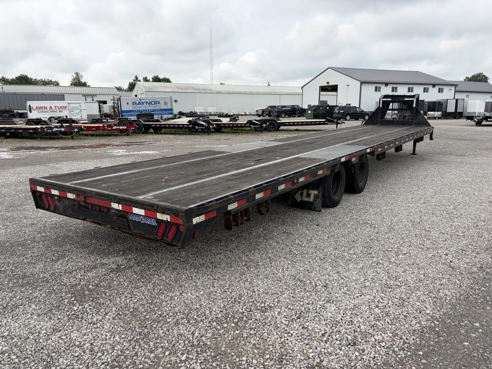 Used 2020 Load Trail Low-Pro Gooseneck (102" x 40') 24K Flatbed Trailer