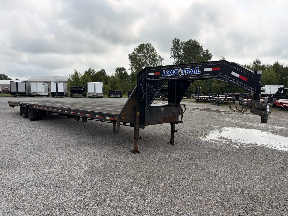 Used 2020 Load Trail Low-Pro Gooseneck (102" x 40') 24K Flatbed Trailer
