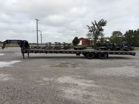 Used 2020 Load Trail Low-Pro Gooseneck (102" x 40') 24K Flatbed Trailer