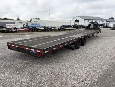 Used 2020 Load Trail Low-Pro Gooseneck (102" x 40') 24K Flatbed Trailer