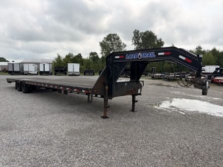 Used 2020 Load Trail Low-Pro Gooseneck (102" x 40') 24K Flatbed Trailer