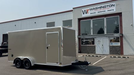 New 2027 Formula Trailers 7 x 16 Conquest SE Flat Top Sloped V-Nose 7K Cargo / Enclosed Trailer