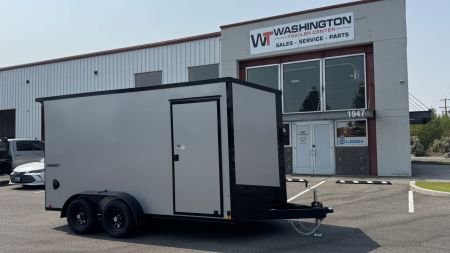 New 2027 Formula Trailers 7 x 14 Conquest SE Flat Top Sloped V-nose 7k Cargo / Enclosed Trailer
