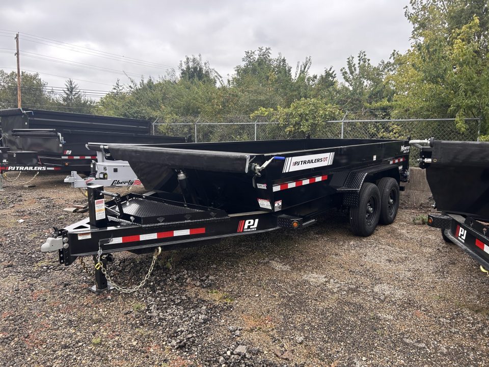 New 2027 PJ Trailers 7 X 16 FT LOW PRO TELESCOPIC DUMP TRAILER 15K GVWR