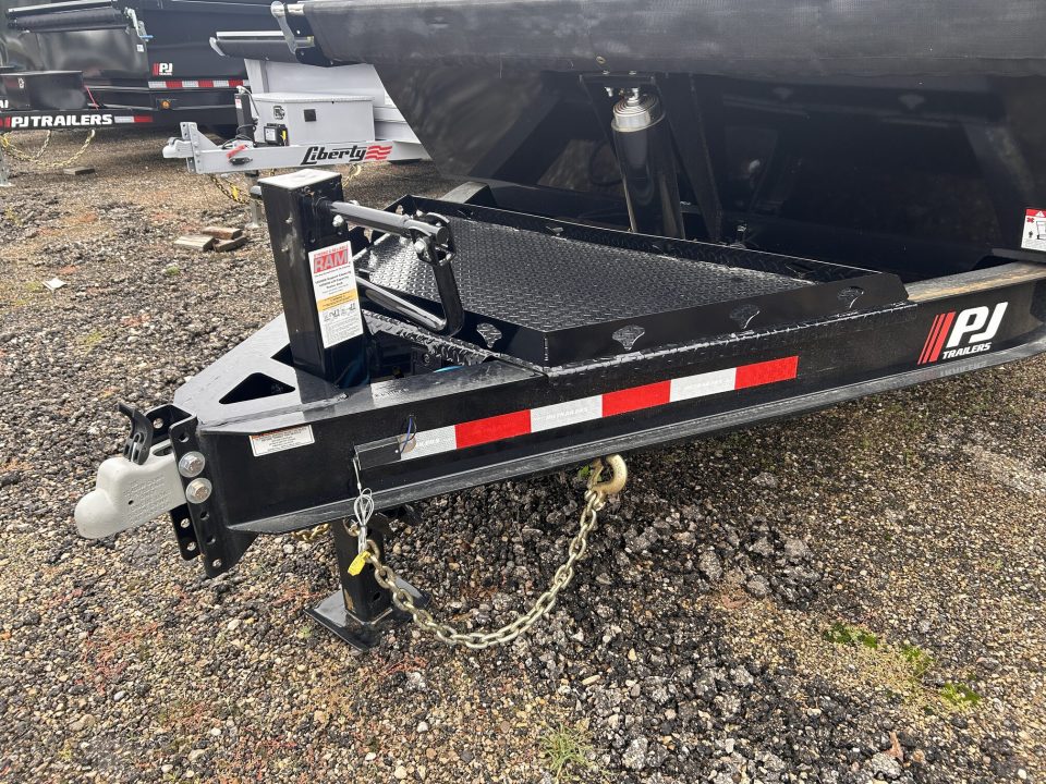 New 2027 PJ Trailers 7 X 16 FT LOW PRO TELESCOPIC DUMP TRAILER 15K GVWR