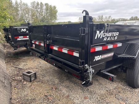 New 2027 PJ Trailers 7 X 16 FT LOW PRO TELESCOPIC DUMP TRAILER 15K GVWR