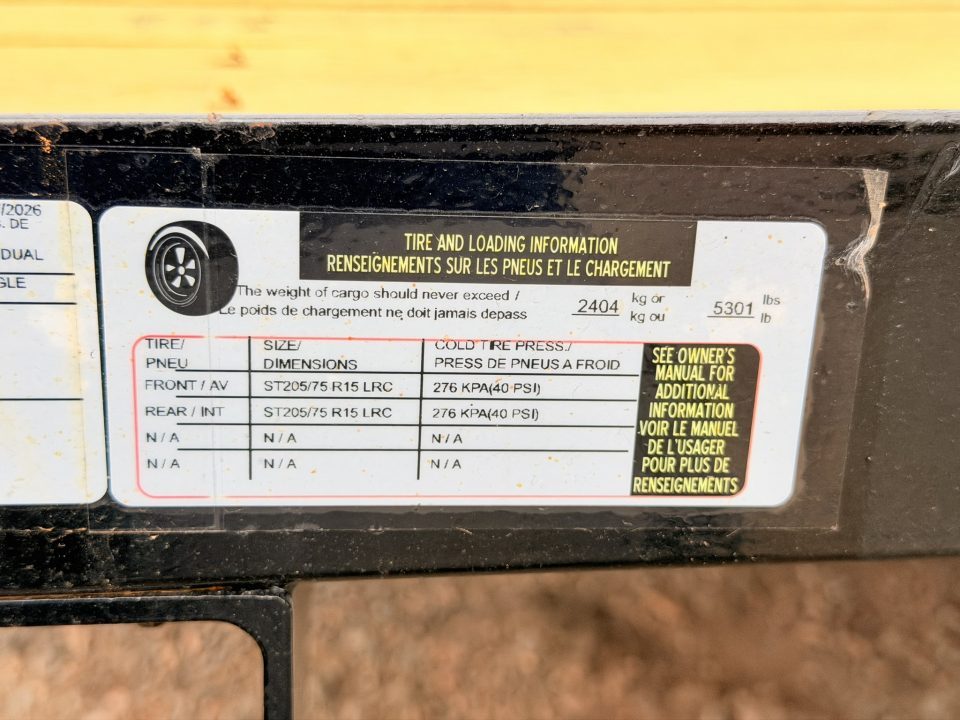 New 2026 Load Trail 7-16 Tandem Axle Ramp Gate Utility 7K GVWR