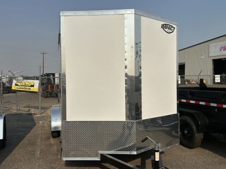 New 2027 Impact Trailers 7 x 16 Quake Flat Top V-Nose 7K