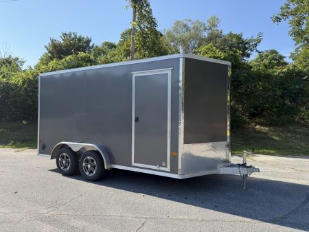 Used 2023 ALCOM 7.5x14 Cargo / Enclosed Trailer