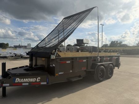 New 2027 Diamond C 81 X 16 LPT208 Dump Trailer