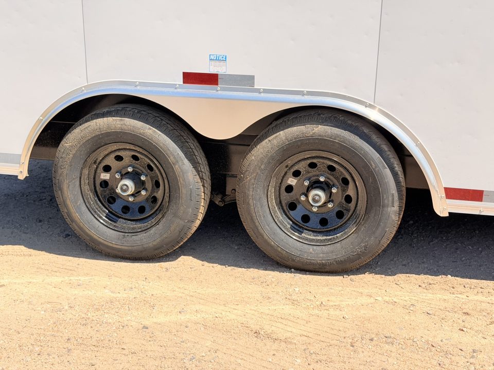New 2027 Royal Cargo Trailers 8-16-1.5V Enclosed 10K GVWR HAIL DAMAGE