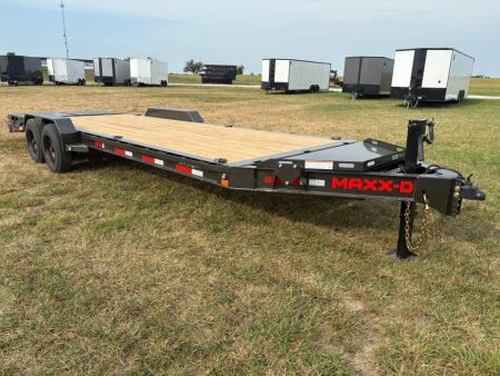 New 2027 MAXX-D 83x24 Tandem 17.5K Equipment Trailer W/ Mini-Max Ramps