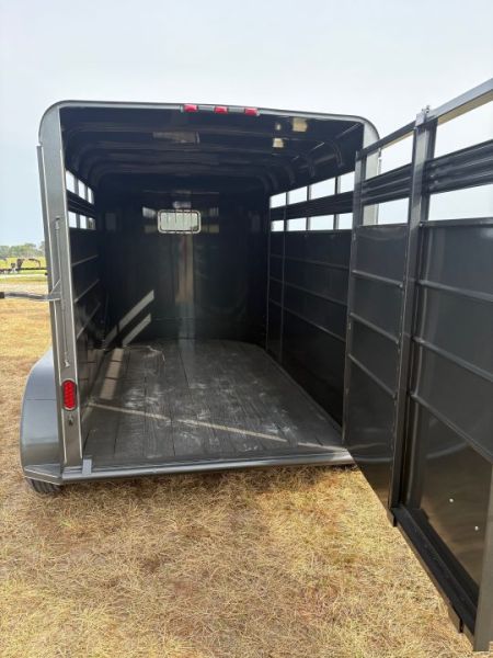 New 2026 Calico Trailers 6x12 Tandem 7K Stock Trailer W/ Full Swing Back Gate