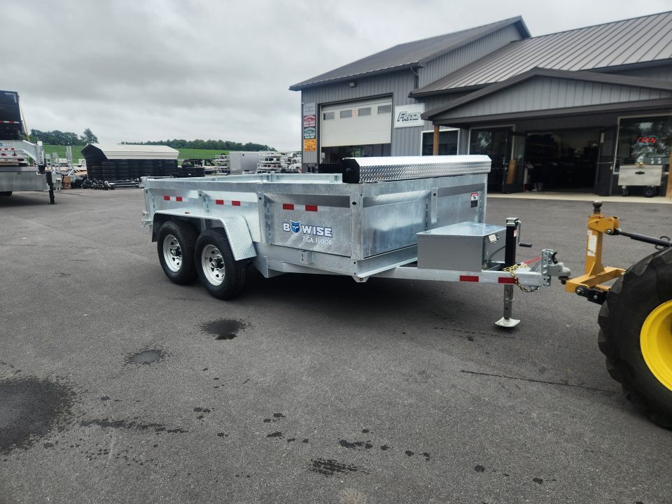 New 2027 BWISE DT12 81.5x12 12K Tandem Axle Dump Trailer