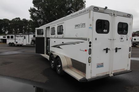 Used 2015 Trails West Sierra SpeciaLite 3 Horse Trailer
