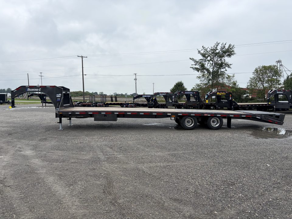 New 2026 Diamond C Trailers FMAX212L35X102MR (30' + 5' X 102") 25.9K Max Ramp Flatbed Trailer