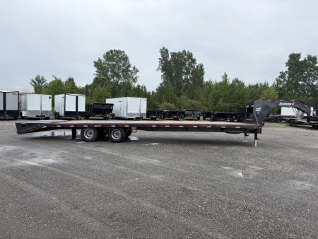 New 2026 Diamond C Trailers FMAX212L35X102MR (30' + 5' X 102") 25.9K Max Ramp Flatbed Trailer