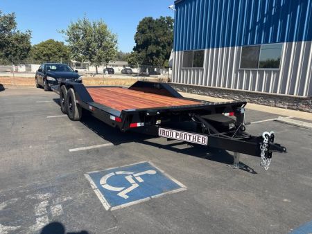 New 2026 Iron Panther Power Tilt Car / Racing Trailer 14,000 Lbs GVWR