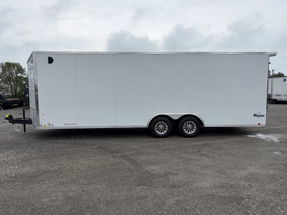 New 2027 CARGO EXPRESS K-SEC10224-100 (8.5' x 24') 9.9K XL SE Flat Top Sloped V-Nose Car Hauler