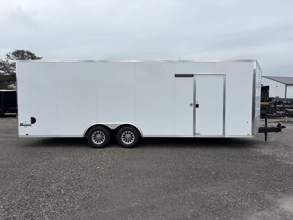 New 2027 CARGO EXPRESS K-SEC10224-100 (8.5' x 24') 9.9K XL SE Flat Top Sloped V-Nose Car Hauler