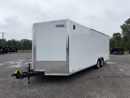 New 2027 CARGO EXPRESS K-SEC10224-100 (8.5' x 24') 9.9K XL SE Flat Top Sloped V-Nose Car Hauler