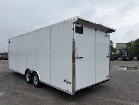 New 2027 CARGO EXPRESS K-SEC10224-100 (8.5' x 24') 9.9K XL SE Flat Top Sloped V-Nose Car Hauler
