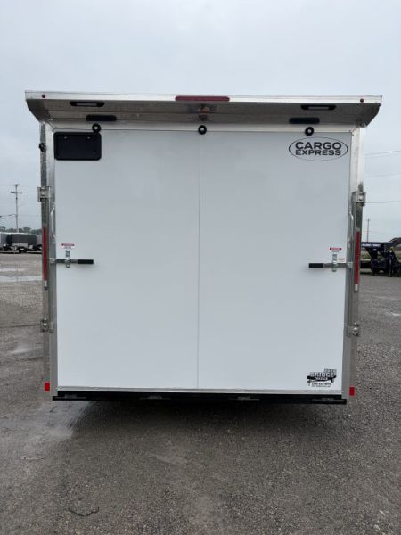 New 2027 CARGO EXPRESS K-SEC10224-100 (8.5' x 24') 9.9K XL SE Flat Top Sloped V-Nose Car Hauler