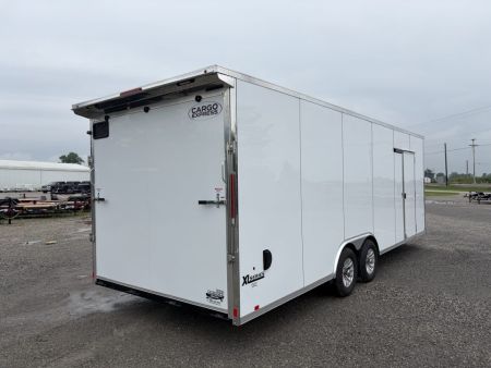 New 2027 CARGO EXPRESS K-SEC10224-100 (8.5' x 24') 9.9K XL SE Flat Top Sloped V-Nose Car Hauler